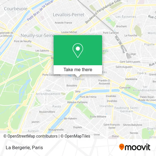 La Bergerie map