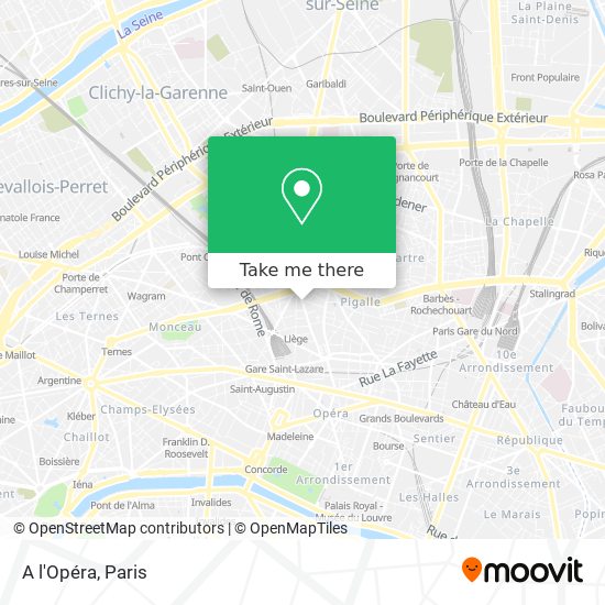 A l'Opéra map
