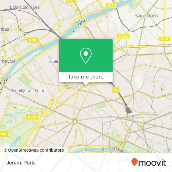 Mapa Jerem, 91 Boulevard Pereire 75017 Paris