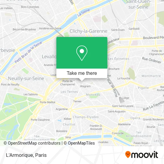 L'Armorique map