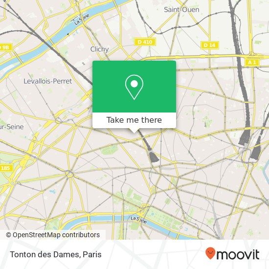 Tonton des Dames, 94 Rue des Dames 75017 Paris map