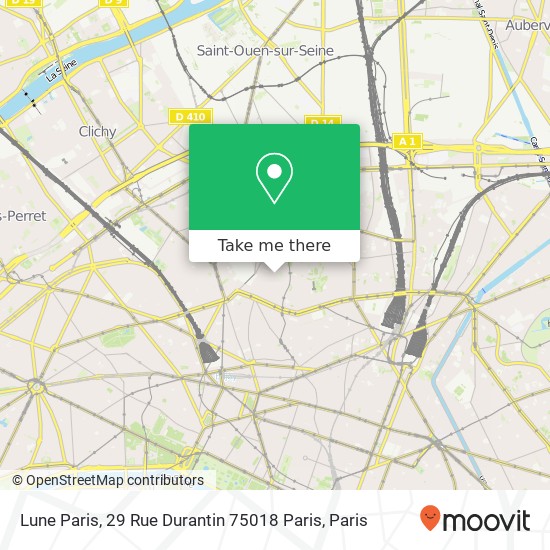 Lune Paris, 29 Rue Durantin 75018 Paris map