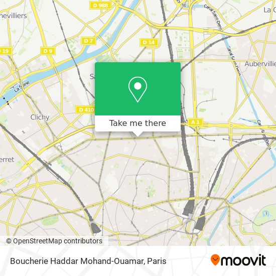 Mapa Boucherie Haddar Mohand-Ouamar