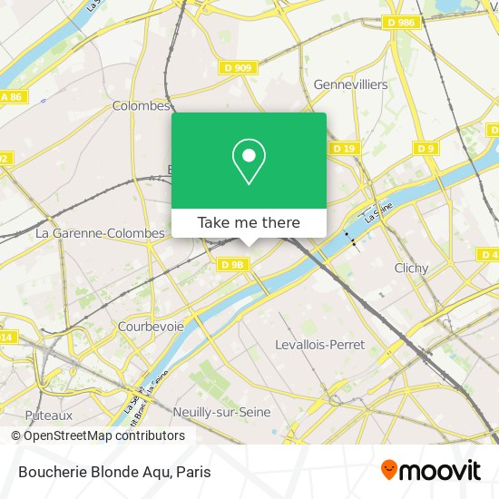 Mapa Boucherie Blonde Aqu