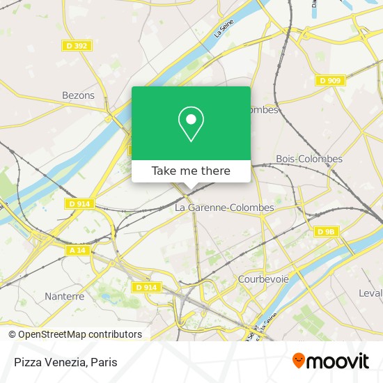 Mapa Pizza Venezia