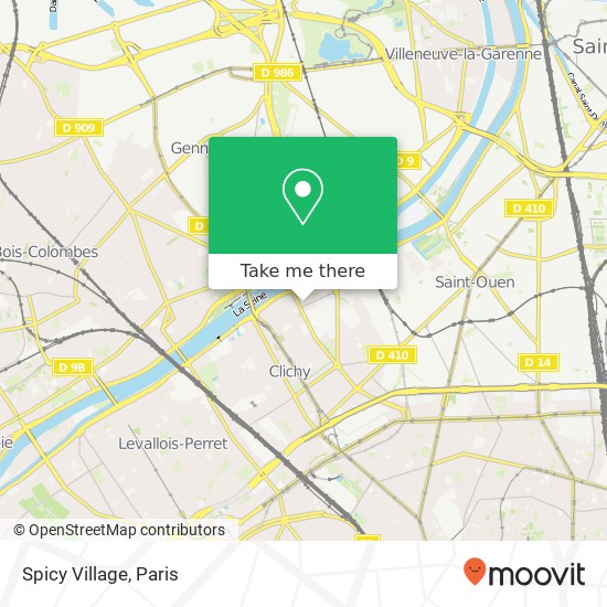 Spicy Village, 6 Rue des Frères Lumière 92110 Clichy map