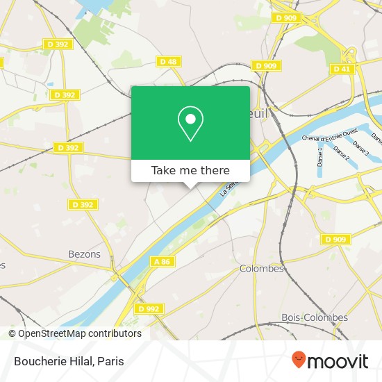 Boucherie Hilal, 135 Rue Henri Barbusse 95100 Argenteuil map