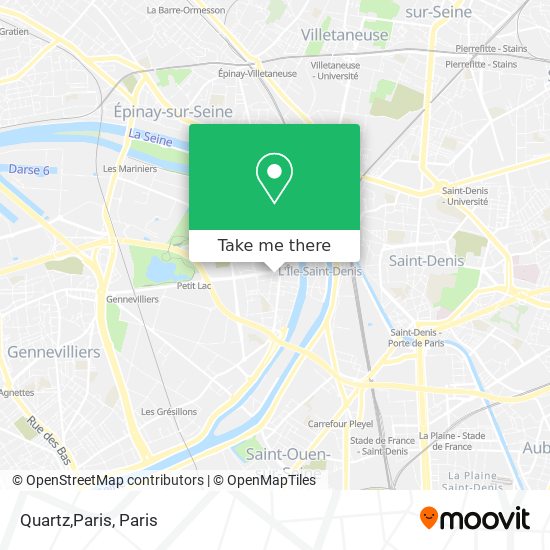 Quartz,Paris map