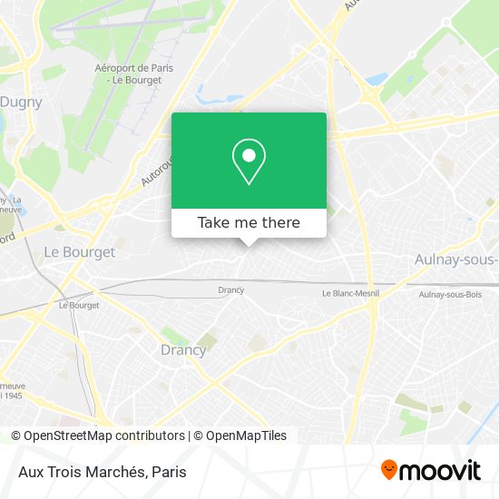 Aux Trois Marchés map