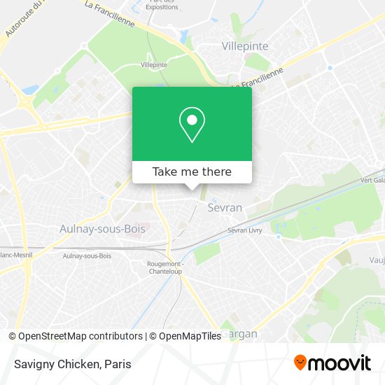Mapa Savigny Chicken