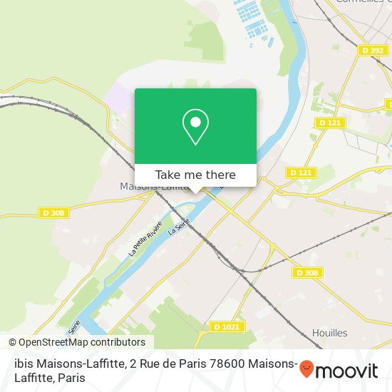 ibis Maisons-Laffitte, 2 Rue de Paris 78600 Maisons-Laffitte map