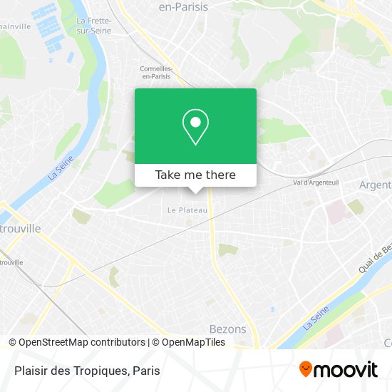 Plaisir des Tropiques map