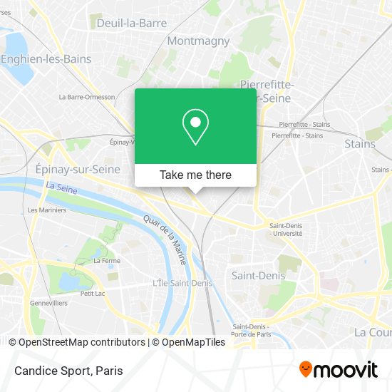 Candice Sport map