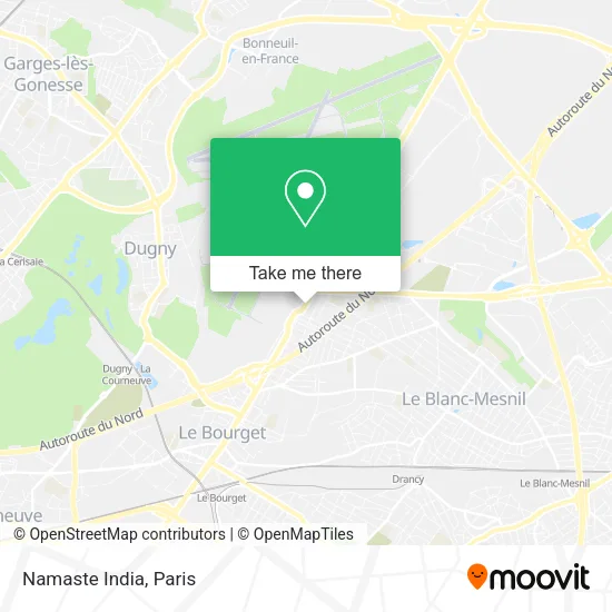Namaste India map