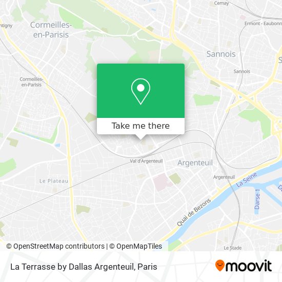La Terrasse by Dallas Argenteuil map