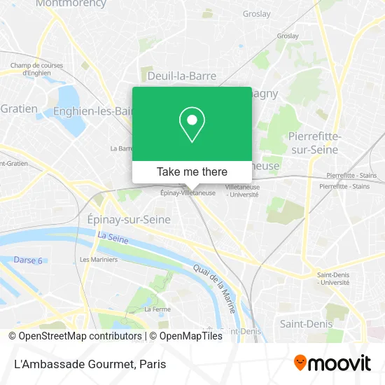 L'Ambassade Gourmet map