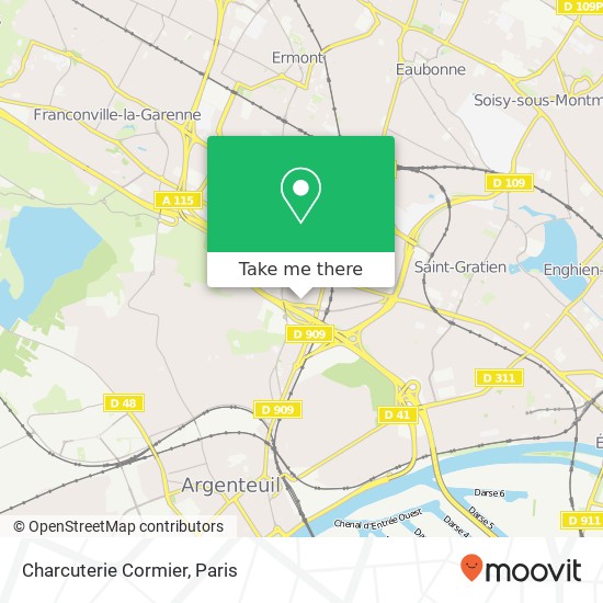 Charcuterie Cormier, 16 Rue des Carrières 95110 Sannois map