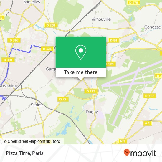 Pizza Time, 146 Avenue de Stalingrad 95140 Garges-lès-Gonesse map