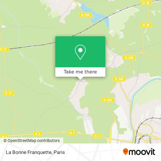 La Bonne Franquette map