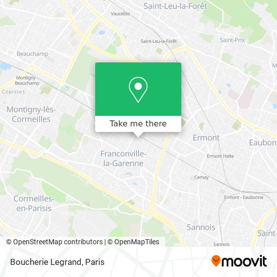 Boucherie Legrand map