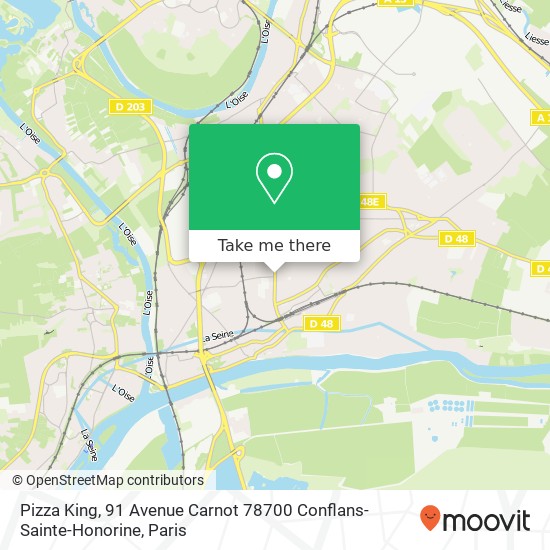 Pizza King, 91 Avenue Carnot 78700 Conflans-Sainte-Honorine map