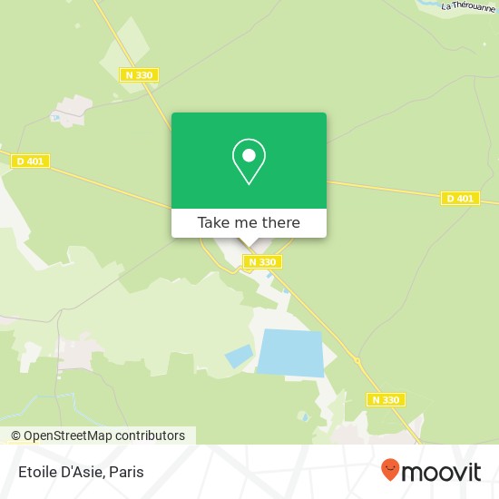 Mapa Etoile D'Asie, 5 Rue du Maréchal Gallieni 77165 Saint-Soupplets