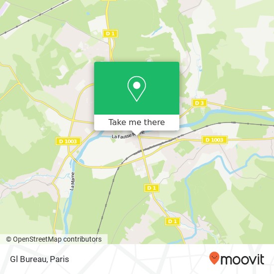 Gl Bureau, Place Paul Doumer 02400 Château-Thierry map