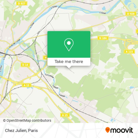 Chez Julien map