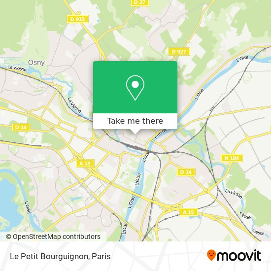 Mapa Le Petit Bourguignon