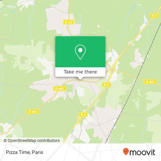 Pizza Time, 159 Rue du Général de Gaulle 77230 Dammartin-en-Goële map