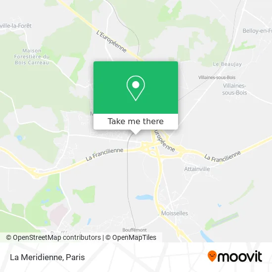 La Meridienne map