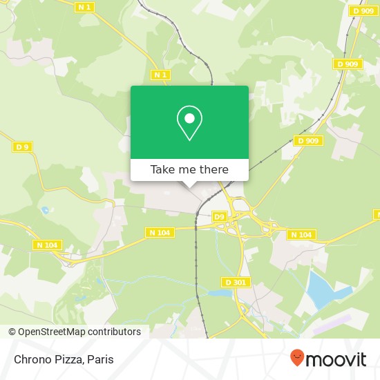 Chrono Pizza, 1 Rue des Clottins 95560 Montsoult map