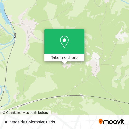 Mapa Auberge du Colombier