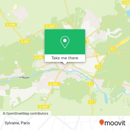 Sylvaine, 23 Place de la Halle 60300 Senlis map