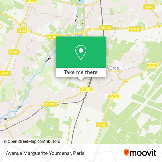 Avenue Marguerite Yourcenar map