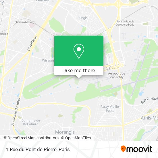 Mapa 1 Rue du Pont de Pierre