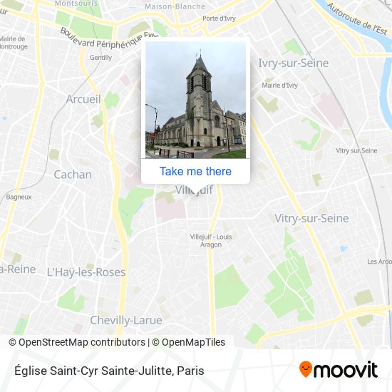 Mapa Église Saint-Cyr Sainte-Julitte