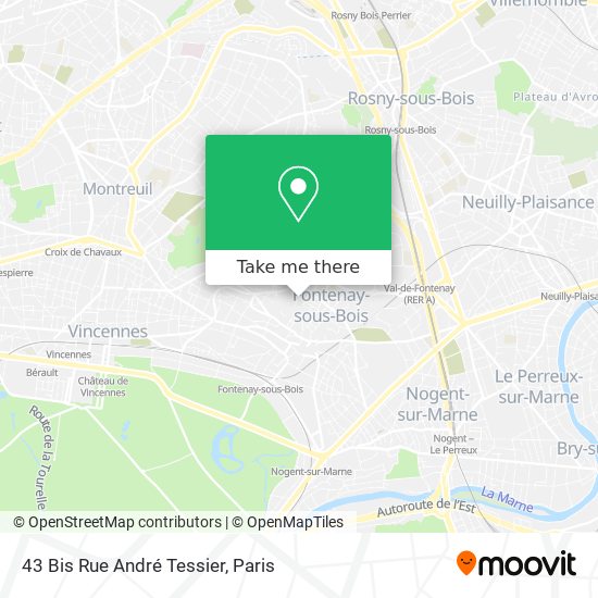 43 Bis Rue André Tessier map