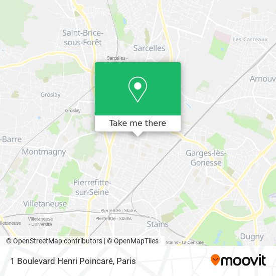 1 Boulevard Henri Poincaré map