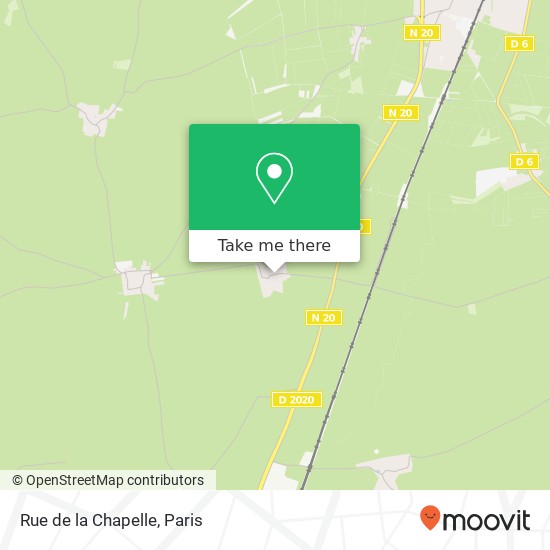 Mapa Rue de la Chapelle