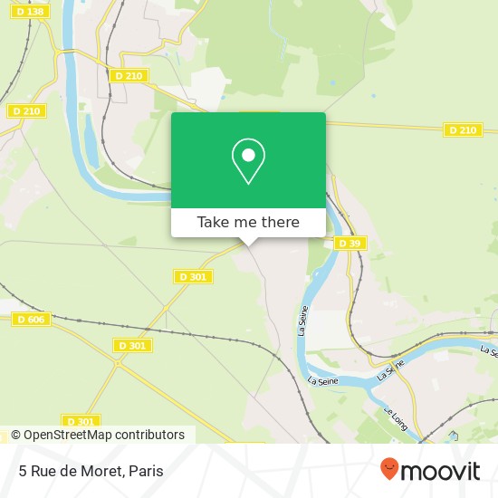 5 Rue de Moret map