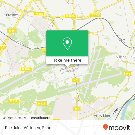 Mapa Rue Jules Védrines