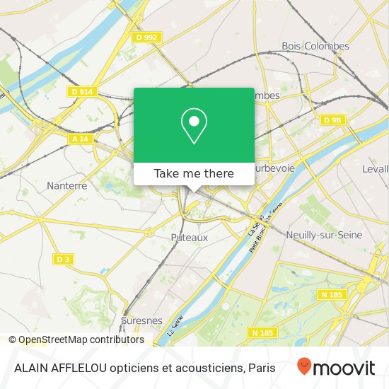 Mapa ALAIN AFFLELOU opticiens et acousticiens