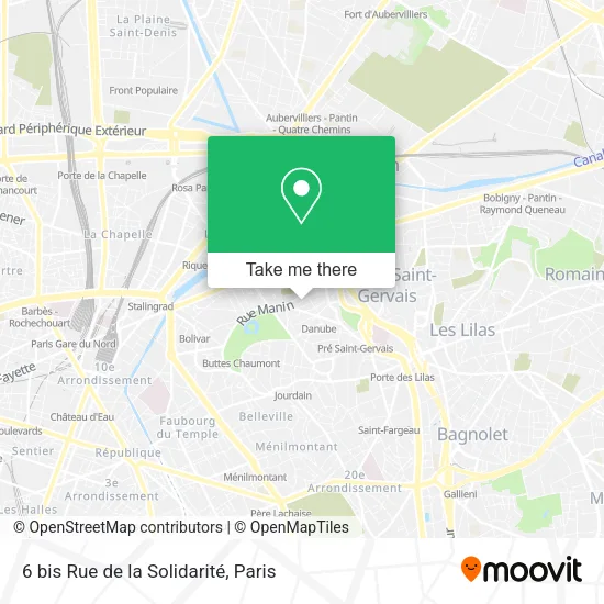 6 bis Rue de la Solidarité map