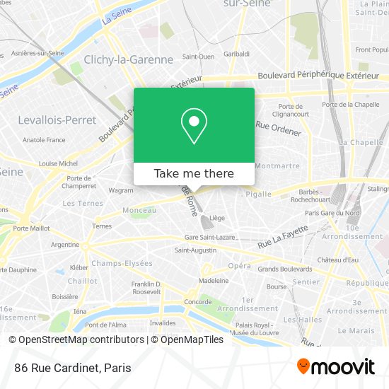 86 Rue Cardinet map