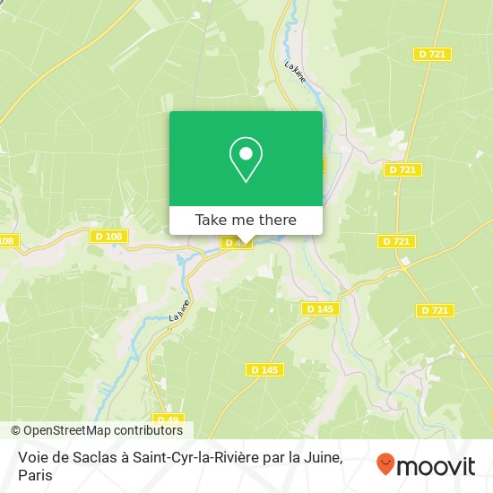 Mapa Voie de Saclas à Saint-Cyr-la-Rivière par la Juine