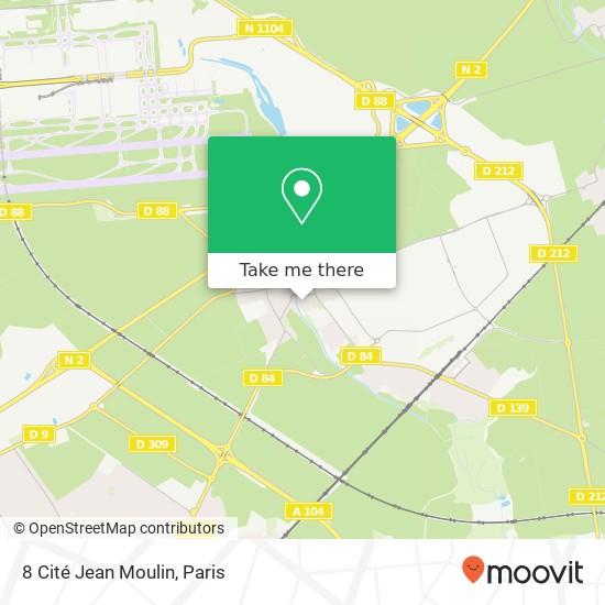 8 Cité Jean Moulin map