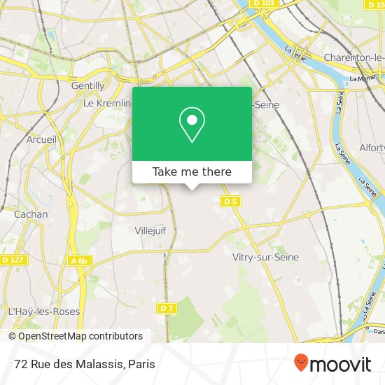 72 Rue des Malassis map