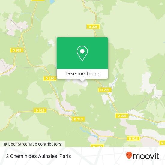 2 Chemin des Aulnaies map