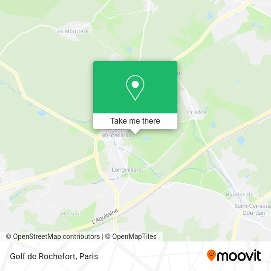 Golf de Rochefort map